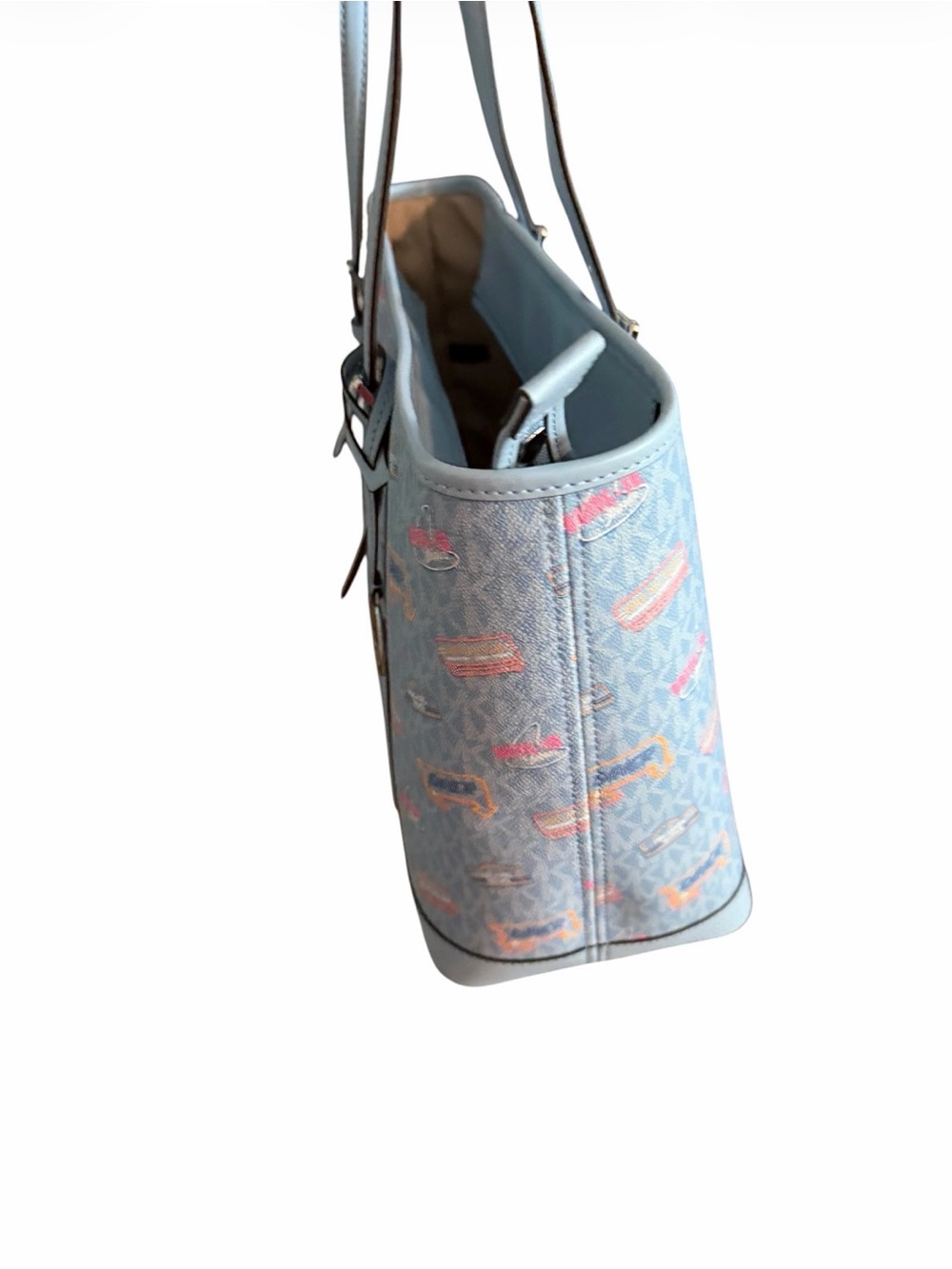 Michael Michael Kors jet set printed signature logo Tote NWT still in plastic - Picture 10 of 12